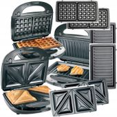 OPIEKACZ DO TOSTÓW GOFROWNICA DO GOFRÓW GRILL 3W1 PANINI TOSTER DO KANAPEK
