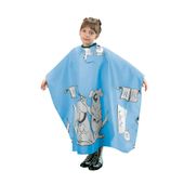 FOX Basic Line Peleryna fryzjerska dla dzieci, niebieska