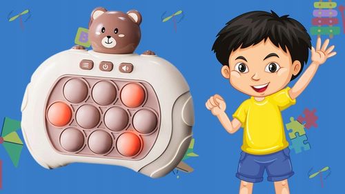 GRA POP IT POPIT MIS GAME ELEKTRYCZNA ZRĘCZNOŚCIOWA XL + GRATIS 3 BATERIE na Arena.pl