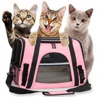 TRANSPORTER DLA DUŻEGO KOTA PSA TORBA SZTYWNA LEGOWISKO MIĘKKIE 43*25*28 CM