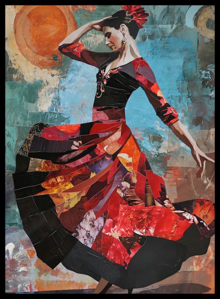 Plakat 40x55cm Taniec Flamenco zdjęcie 2