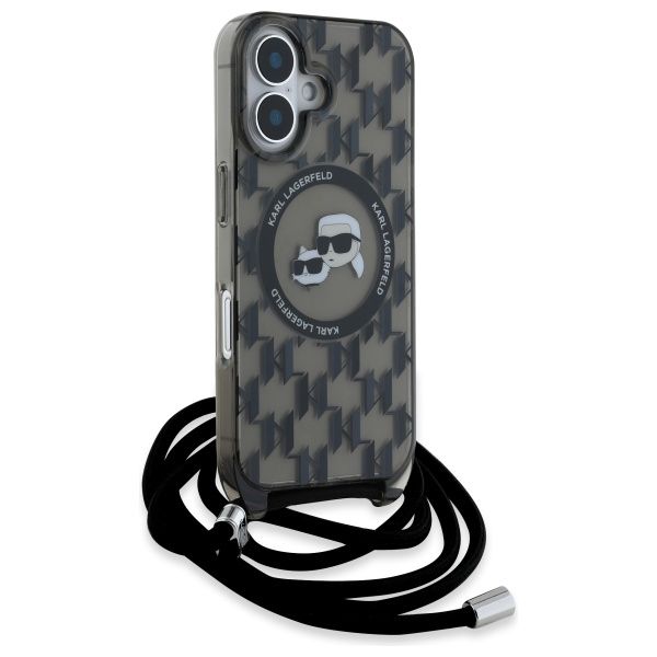Etui Karl Lagerfeld do iPhone 16, Czarny, MagSafe zdjęcie 3