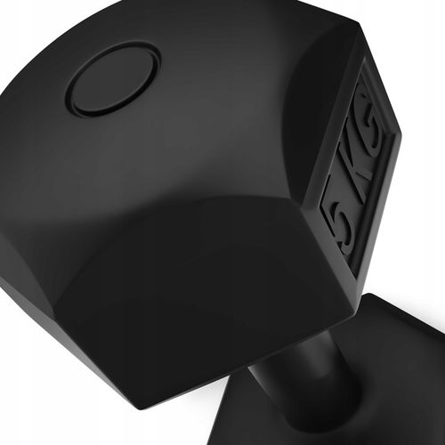 HANTLE BITUMICZNE HANTELKI ZESTAW DO ĆWICZEŃ FITNESS SIŁOWNIA TRENING 2x5kg na Arena.pl