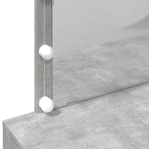 Toaletka z oświetleniem LED, szarość betonu, 100x40x120 cm na Arena.pl