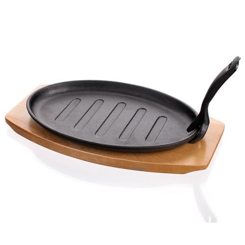 półmisek patelnia żeliwna grillowa z deską banquet grada na Arena.pl