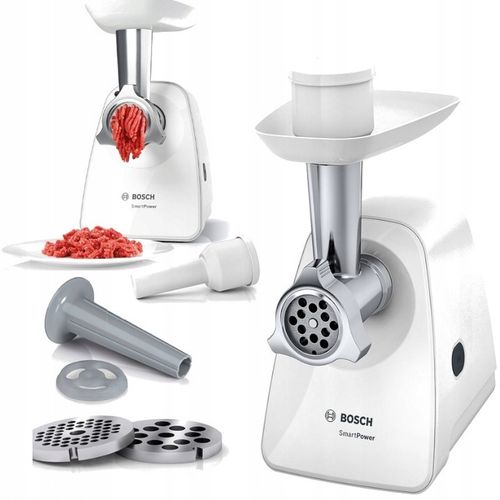 Maszynka do mielenia mięsa BOSCH MFW2510W 1500W Nasadka masarska Mocna na Arena.pl