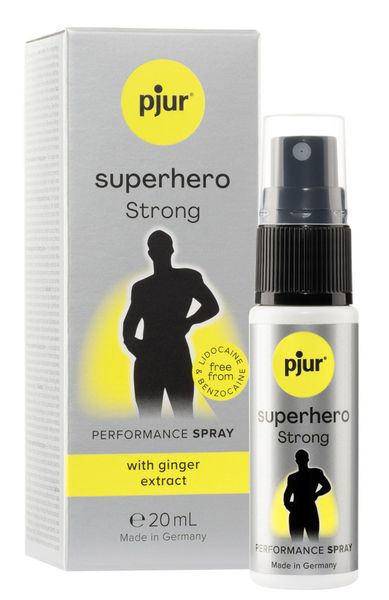 Żel/Sprej-Pjur Superhero Strong Spray 20Ml. zdjęcie 1