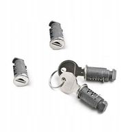 Zamki wkładki uniwersalne do bagażników 4 szt.