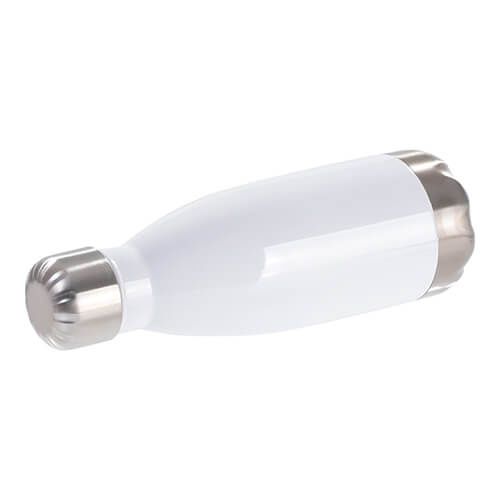 Butelka 350 ml do sublimacji - biała ze srebrnym dnem na Arena.pl