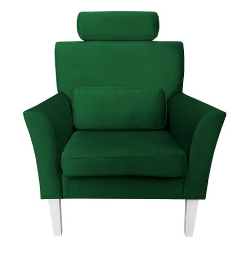 Fotel DENVER nogi białe MG25 na Arena.pl