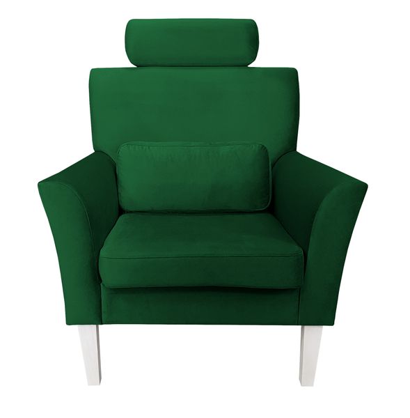 Fotel DENVER nogi białe MG25 zdjęcie 3