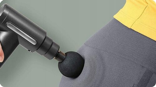 PISTOLET DO MASAŻU MASAŻER DO PLECÓW CIAŁA MASSAGE GUN MT6521 4 GŁOWICE na Arena.pl