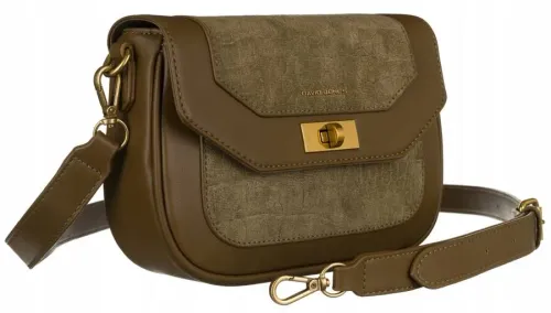 torba z eko skóry david jones  ciemny zielony na Arena.pl