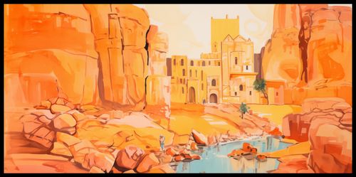 Plakat 91,3x44,5cm Ruiny pod Słońcem na Arena.pl