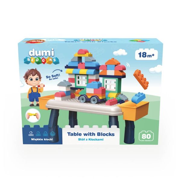 Dumel DUŻE KLOCKI GUMOWE MIĘKKIE PREZENT DLA ROCZNEGO DZIECKA na mikołaja zdjęcie 2