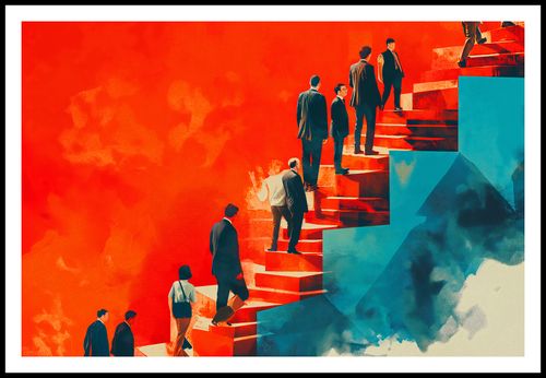 Plakat 91,5x61cm Metafory Sukcesu na Arena.pl