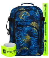 Plecak podróżny damski PETERSON bagaż podręczny dla RYANAIR 40x20x25 wzór