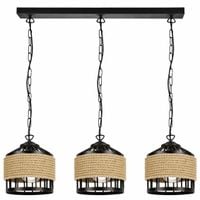 KOLOSEUM 3 Lampa wisząca czarna listwa