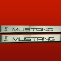 Listwa progowa FORD MUSTANG MK4 COBRA Stal nierdzewna 304 połysk 2szt