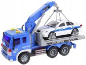 Ciężarówka Laweta Auto Pojazd z Dźwigiem Samochód Policja Policyjne Dźwięk