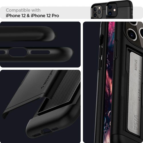 SPIGEN SLIM ARMOR CS IPHONE 12/12 PRO BLACK na Arena.pl