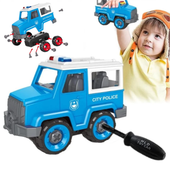 Auto Do Skręcania Rozkręcania Mały Mechanik Jeździ Edukacyjny