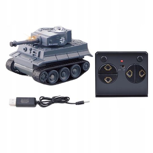Mini RC Battle Tank Crawler ze zdalnym szarym na Arena.pl