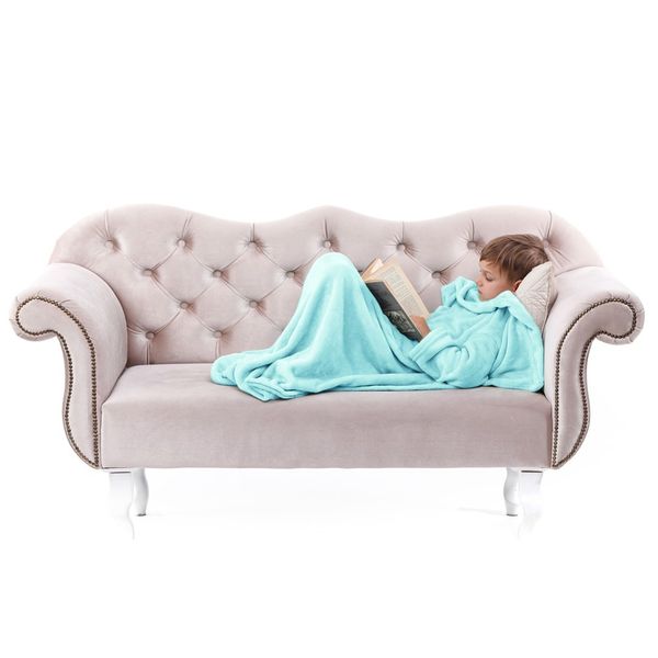 Koc DecoKing LAZYKIDS TURQ 90x105 zdjęcie 6