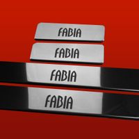 Listwa progowa SKODA FABIA MK1 Stal nierdzewna 304 połysk 4szt