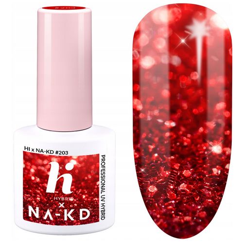 HI HYBRID Lakier hybrydowy #203 Red Elements 5ml na Arena.pl