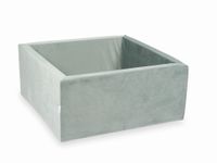 Suchy basen 90x90x40 Velvet szary bez piłeczek