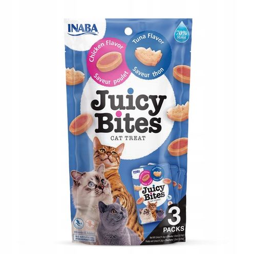 INABA CAT JUICY BITES Przysmaki dla Kota ZESTAW 5 SMAKÓW 5 opak. (3x11,3g) na Arena.pl