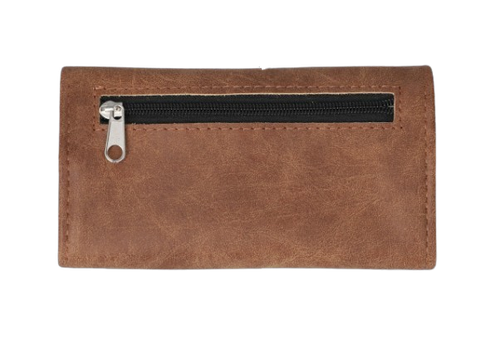 Etui na Tytoń w Jednolitym Kolorze bez Wzorów Portfel Brązowe na Arena.pl