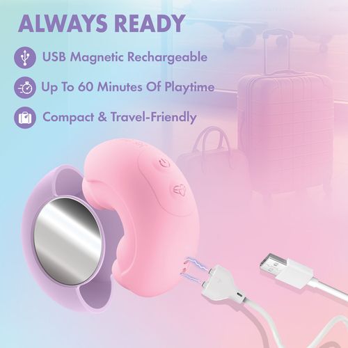 Ssący masażer do Łechtaczki Blush Play with me Różowy na Arena.pl