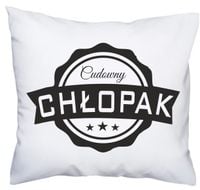 FOTO PODUSZKA cudowny chłopak PREZENT dla niego