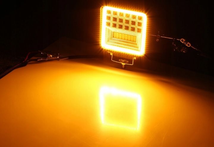 LAMPA ROBOCZA LED 126W PANEL HALOGEN 12V 24V DIODY zdjęcie 3