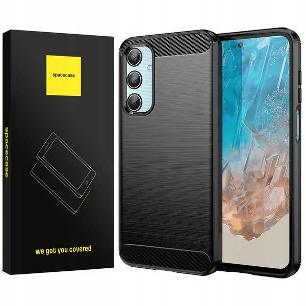 Spacecase Carbon Galaxy M35 5G black zdjęcie 1