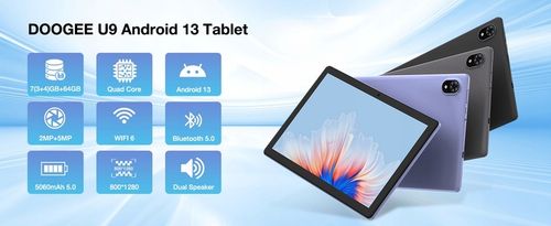 Tablet DOOGEE U9 10.1 7GB+64GB” IPS 5060mAh OTG/WiFi6/1TB/BT5.0 Android13 na Arena.pl