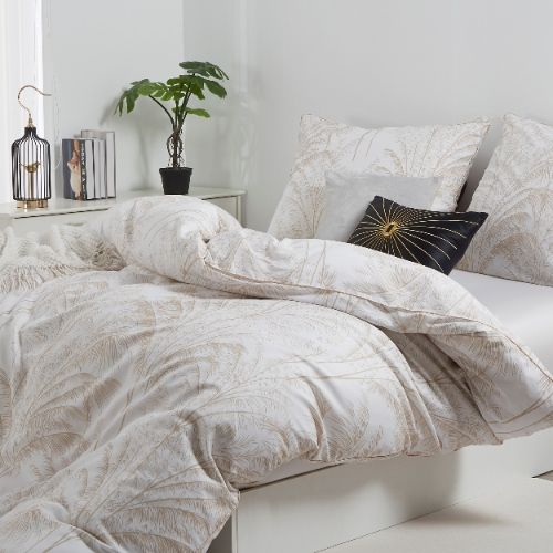 JASNA POŚCIEL 220x200cm + 2 POSZEWKI ELEGANCKA Z LAMÓWKĄ 100% BAWEŁNA na Arena.pl