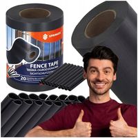 TAŚMA OGRODZENIOWA 19x35m ANTRACYT OSŁONA NA OGRODZENIE PANELOWE +