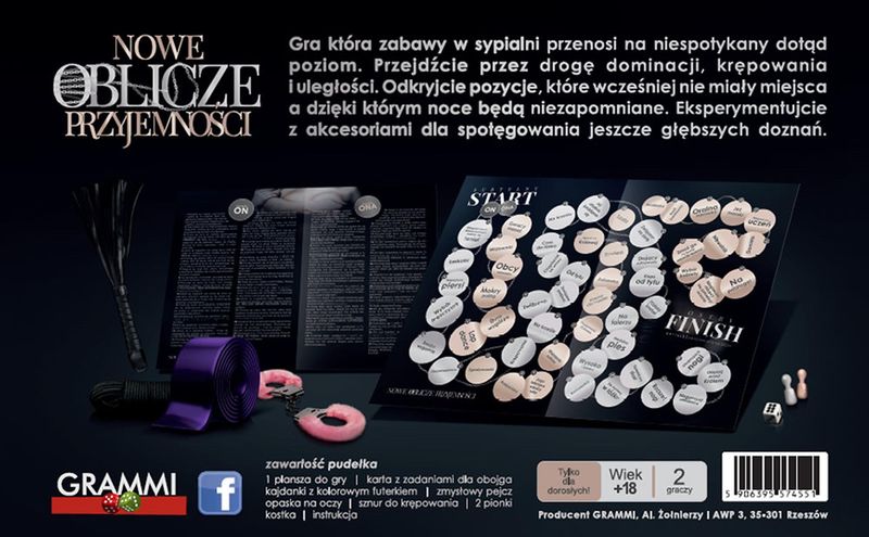 Akcesoria Gra Erotyczna Nowe Oblicze Przyjemności zdjęcie 4