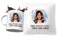 Zestaw Dla Kaliny Poduszka + Kubek Na Prezent Z Nadrukiem Ze Zdjęciem