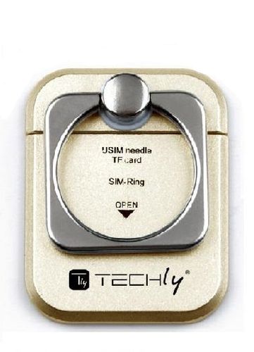 Uchwyt do smartphone Techly RING HOLDER Gold I-SMART-RINGG na Arena.pl