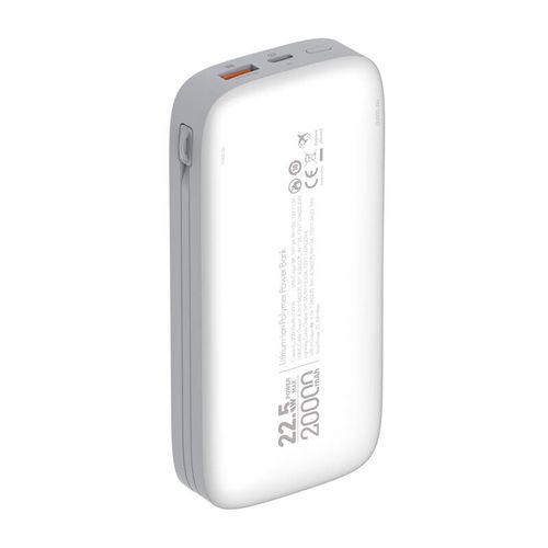 Powerbank LDNIO PQ20 22.5W 20000mAh USB-C, lightning (biały) na Arena.pl