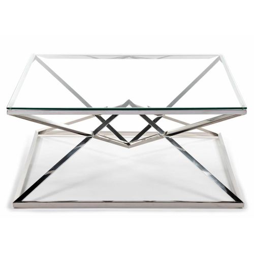 STOLIK KAWOWY DIAMANTO SILVER 100 CM na Arena.pl