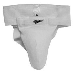 Suspensor bawełna Allright biały - r. L na Arena.pl