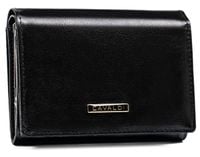 portfel damski skórzany 445-il1-bl-2519 black