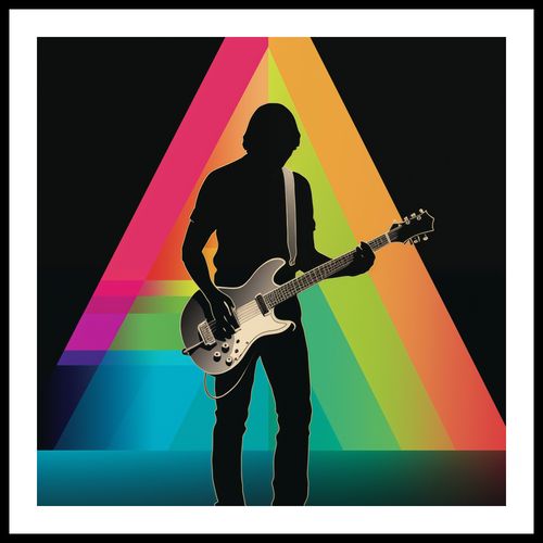 Plakat 50x50cm Pryzmat przez Gitarę na Arena.pl