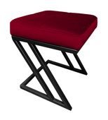 Pufa ZETA LOFT ławka taboret podnóżek metal MG31