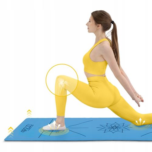 MATA DO JOGI ĆWICZEŃ GIMNASTYCZNA EKOLOGICZNA PROFESJONALNA GUMOWA na Arena.pl